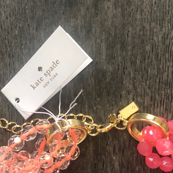 Kate Spade pink the bead goes on the necklace - Picture 5 of 9